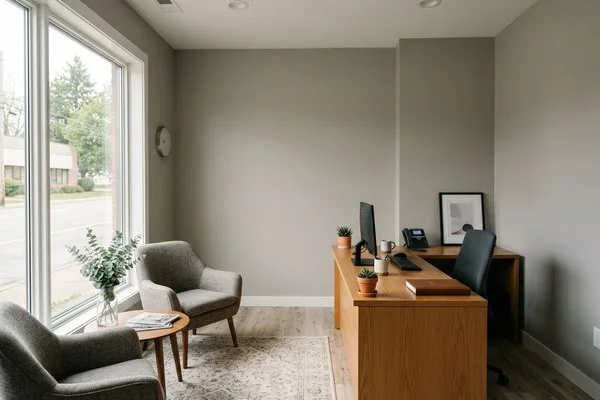 Office reception completed