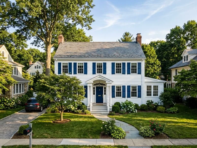 Recently painted home in Montclair, NJ